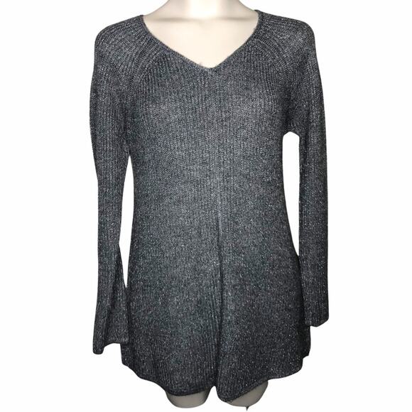 Soft Surrounding Sweater XS Lorelai Gray Silver - Picture 1 of 9